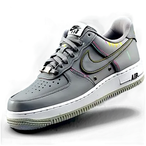 Grey Nike Air Force 1 Png Sox PNG Image