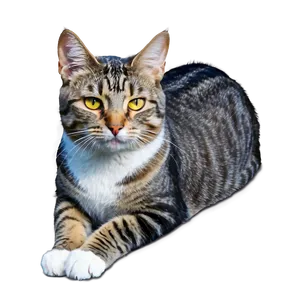 Grey Tabby Cat Png Ebf91 PNG Image