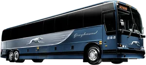 Greyhound Bus Side View PNG Image