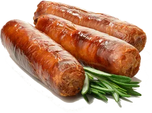 Grilled Sausageswith Rosemary PNG Image