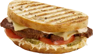 Grilled Steak Cheese Sandwich.png PNG Image