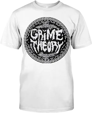 Grime Theory T Shirt Design PNG Image