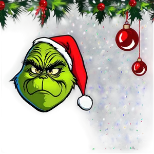 Grinch Christmas Banner Png 48 PNG Image