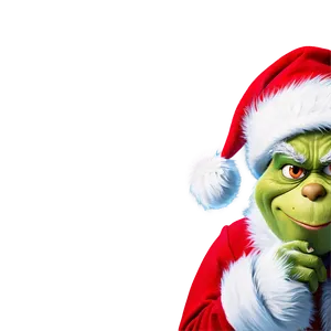 Grinch Christmas Greeting Png Dvu83 PNG Image