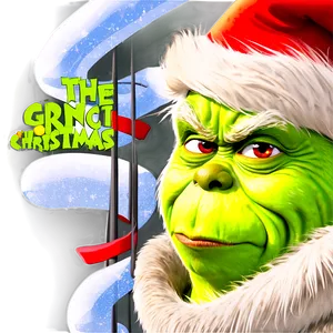 Grinch Christmas Sticker Png Rfk4 PNG Image