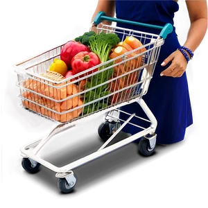 Grocery Shopping Cart Png Gmr47 PNG Image