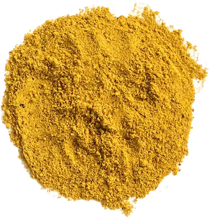 Ground Turmeric Powder Texture PNG Image