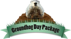 Groundhog Day Package Promo PNG Image