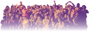 Group Celebration Moment PNG Image