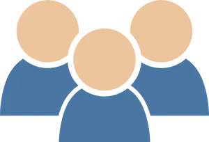 Group People Icon Graphic PNG Image