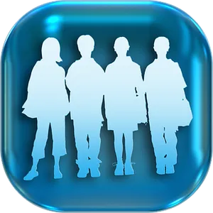 Group Silhouette Icon PNG Image