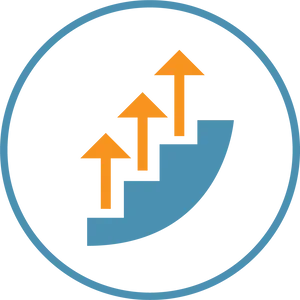 Growth Chart Icon PNG Image