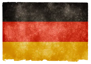 Grunge German Flag Texture PNG Image