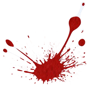 Grunge Red Paint Splatter Png 4 PNG Image