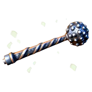 Grunge Style Mace Png 06132024 PNG Image