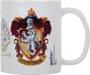 Gryffindor Crest Mug PNG Image