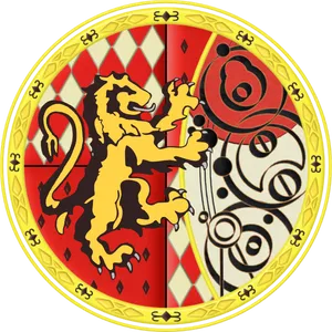 Gryffindor House Crest PNG Image