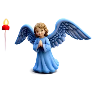 Guardian Angel With Candle Png 06262024 PNG Image