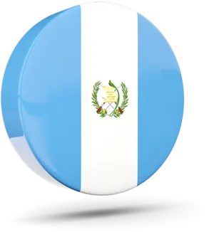 Guatemala Flag Badge PNG Image