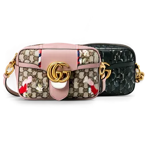 Gucci Mini Bag Collection Png Lnv PNG Image