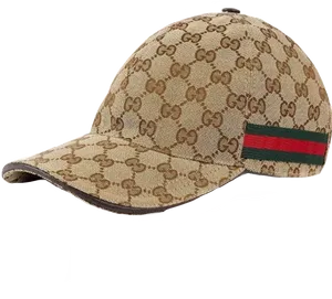 Gucci Monogram Baseball Cap PNG Image