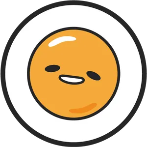 Gudetama Cartoon Egg Character PNG Image