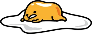 Gudetama Lazy Egg Character PNG Image