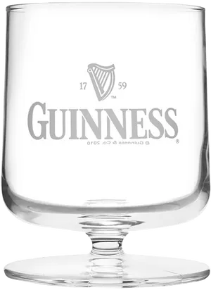 Guinness Branded Glassware PNG Image