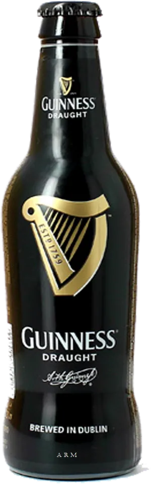 Guinness Draught Bottle PNG Image