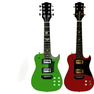 Guitar Silhouette C PNG Image