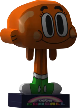 Gumball Watterson Figure PNG Image