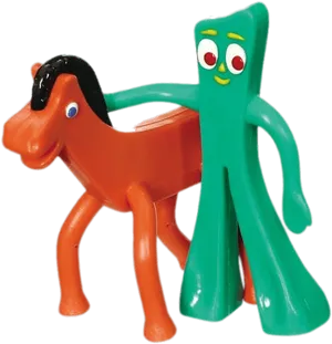 Gumbyand Pokey Toys PNG Image