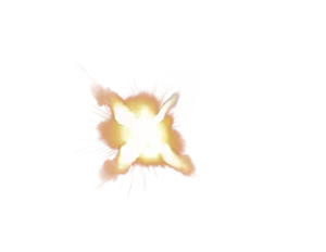 Gunshot Explosion Illustration PNG Image