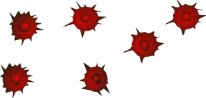 Gunshot_ Holes_ Graphic PNG Image