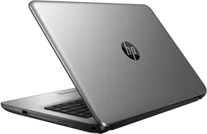 H P Laptop Rear View PNG Image