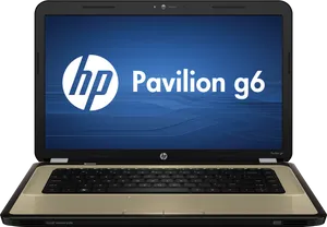 H P Paviliong6 Laptop PNG Image