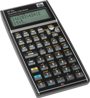 H P35 Scientific Calculator PNG Image