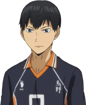 Haikyuu Kageyama Character Portrait PNG Image