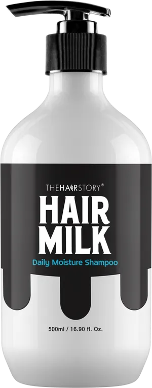 Hair Milk Daily Moisture Shampoo Bottle PNG Image