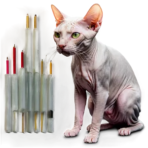 Hairless Cat Sitting Png Elt17 PNG Image