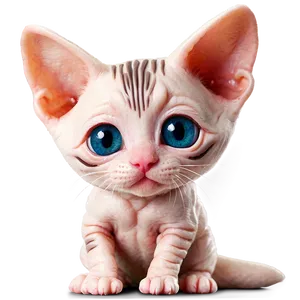 Hairless Kitten Png Epe PNG Image