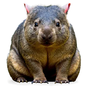 Hairy Nose Wombat Png 06252024 PNG Image