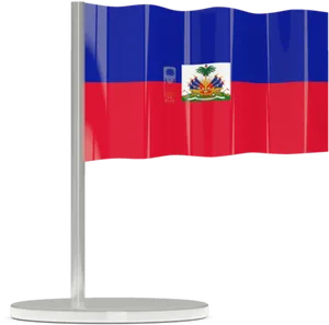 Haiti Flagon Stand PNG Image