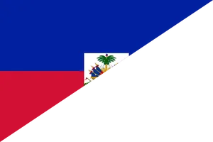 Haitian Flag Graphic PNG Image