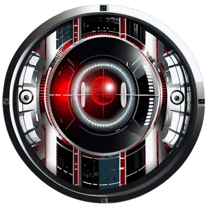 Hal 9000 Ai Illustration Png 06252024 PNG Image