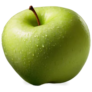 Half Green Apple Png Oxl PNG Image