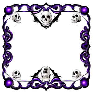 Halloween Border For Certificates Png Fwj PNG Image