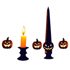 Halloween Candle Light Png Ufu PNG Image