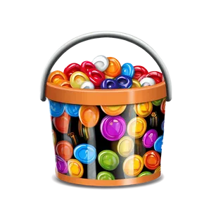 Halloween Candy Bucket PNG App PNG