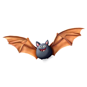 Halloween Cartoon Bats Flock Png 06252024 PNG Image